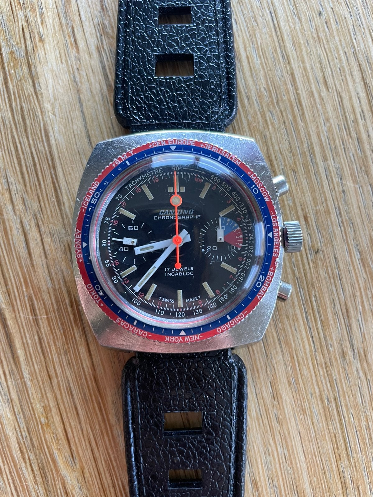 Prachtige Candino Chronograaf, Ophalen of Verzenden, Zo goed als nieuw