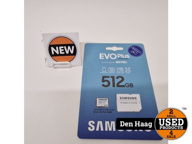 Samsung EVO Plus microSD (2024) 512GB | Nieuw, Audio, Tv en Foto, Samsung, Nieuw, Support@Samsung.com, 129, Samsung-ro, Yeongtong-gu
Suwon-si, Gyeonggi-do 16677
South Korea