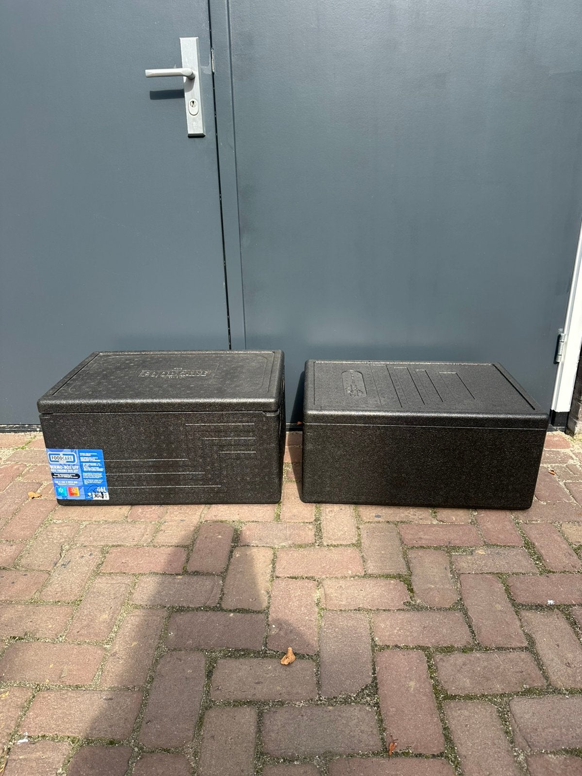 2x Geïsoleerde thermoboxen (EPP) – 46l, Ophalen, Zo goed als nieuw, Koelbox
