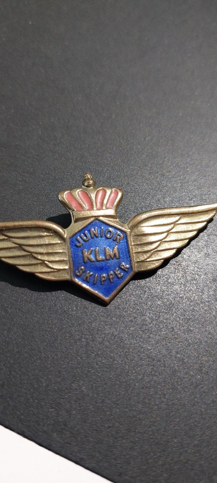 Klm brochje, Ophalen of Verzenden, Zo goed als nieuw, Overige typen