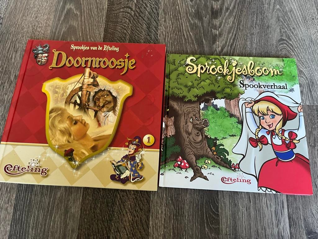 Efteling Sprookjesboeken: Doornroosje & Spookverhaal, Ophalen of Verzenden, Gelezen