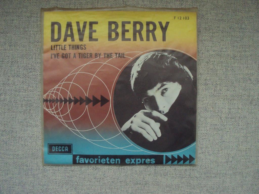 Dave Berry - Little Things/I've got a tiger by the tail 1965, Gebruikt, 7 inch, Single, Ophalen of Verzenden