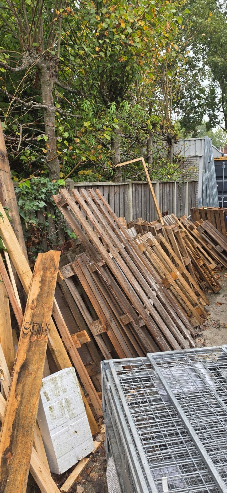 Pallets ophalen we betalen jou €100 ervoor!, Ophalen, Gebruikt, Overige houtsoorten, Pallet