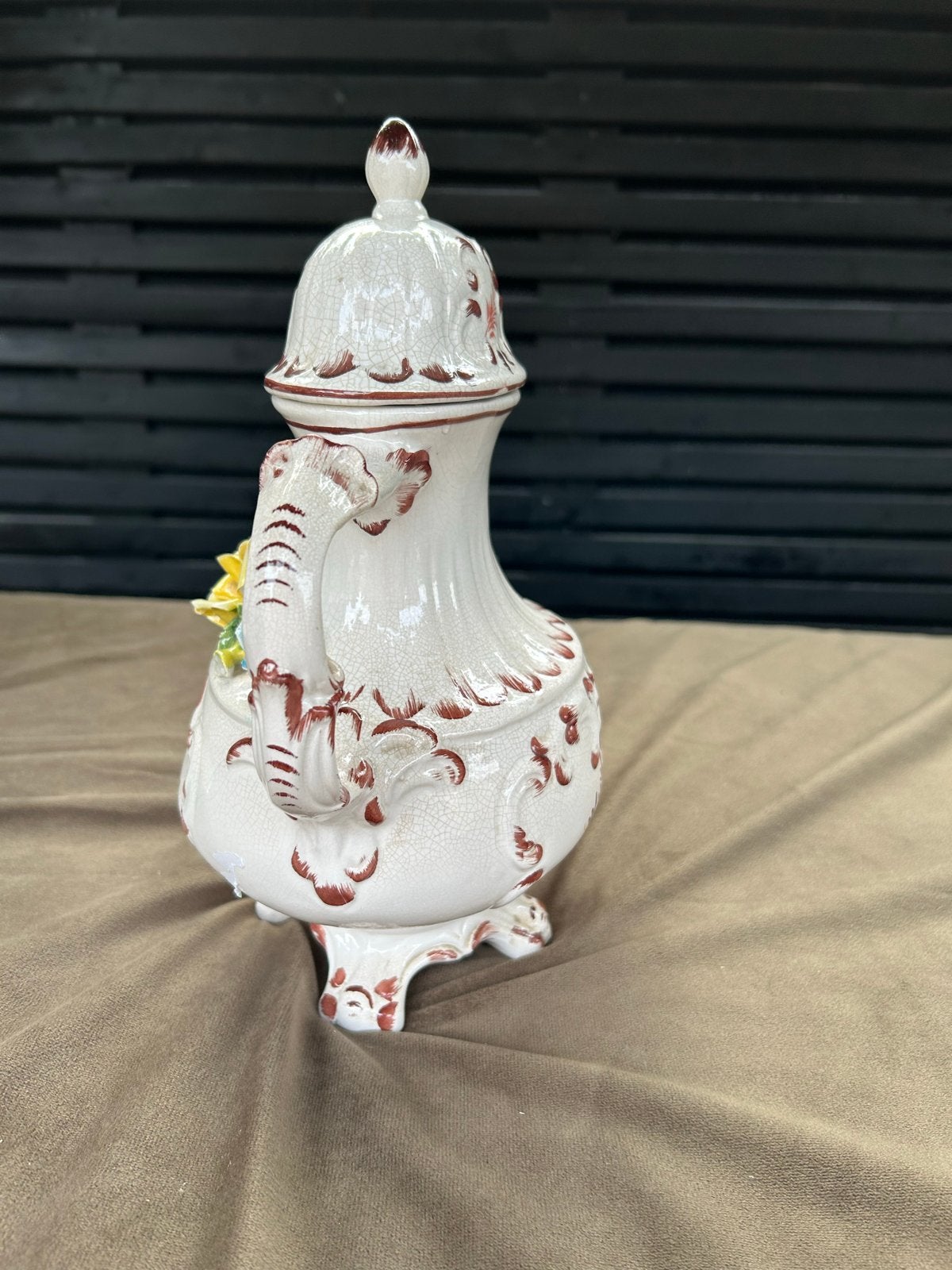 Handgeschilderde Bassano koffiepot, Ophalen of Verzenden