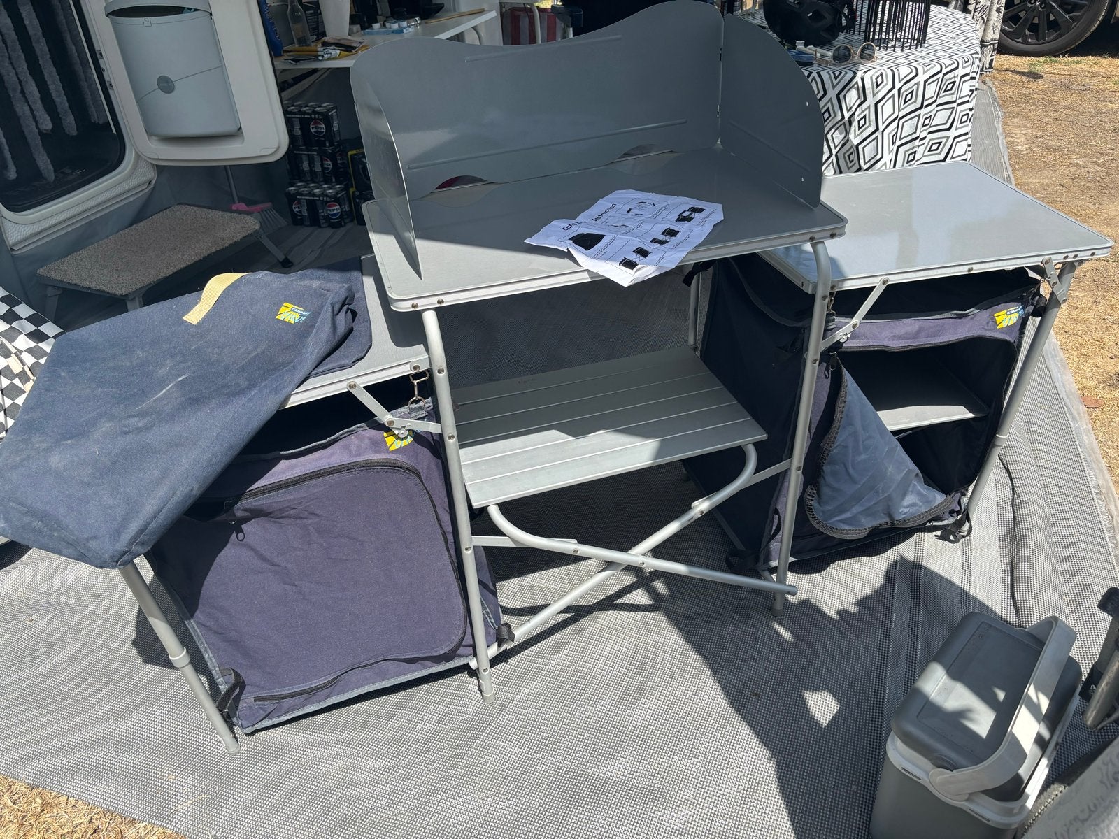 Te Koop Campart Travel campingkast/tafel, Ophalen of Verzenden, Gebruikt