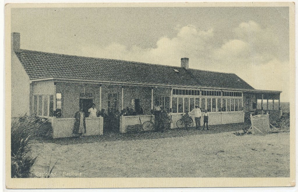 Cadzand - Badhuis (3)   1939, Ophalen of Verzenden, 1920 tot 1940, Gelopen, Zeeland