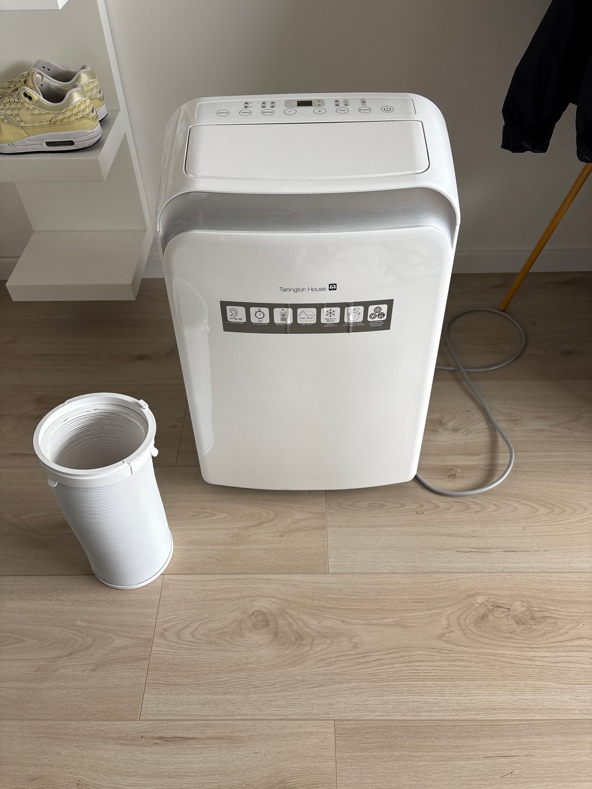 Tarrington House Mobiele Airco MAC2650C - Koelen & Ventilere, Ophalen, Gebruikt, Minder dan 60 m³, 3 snelheden of meer