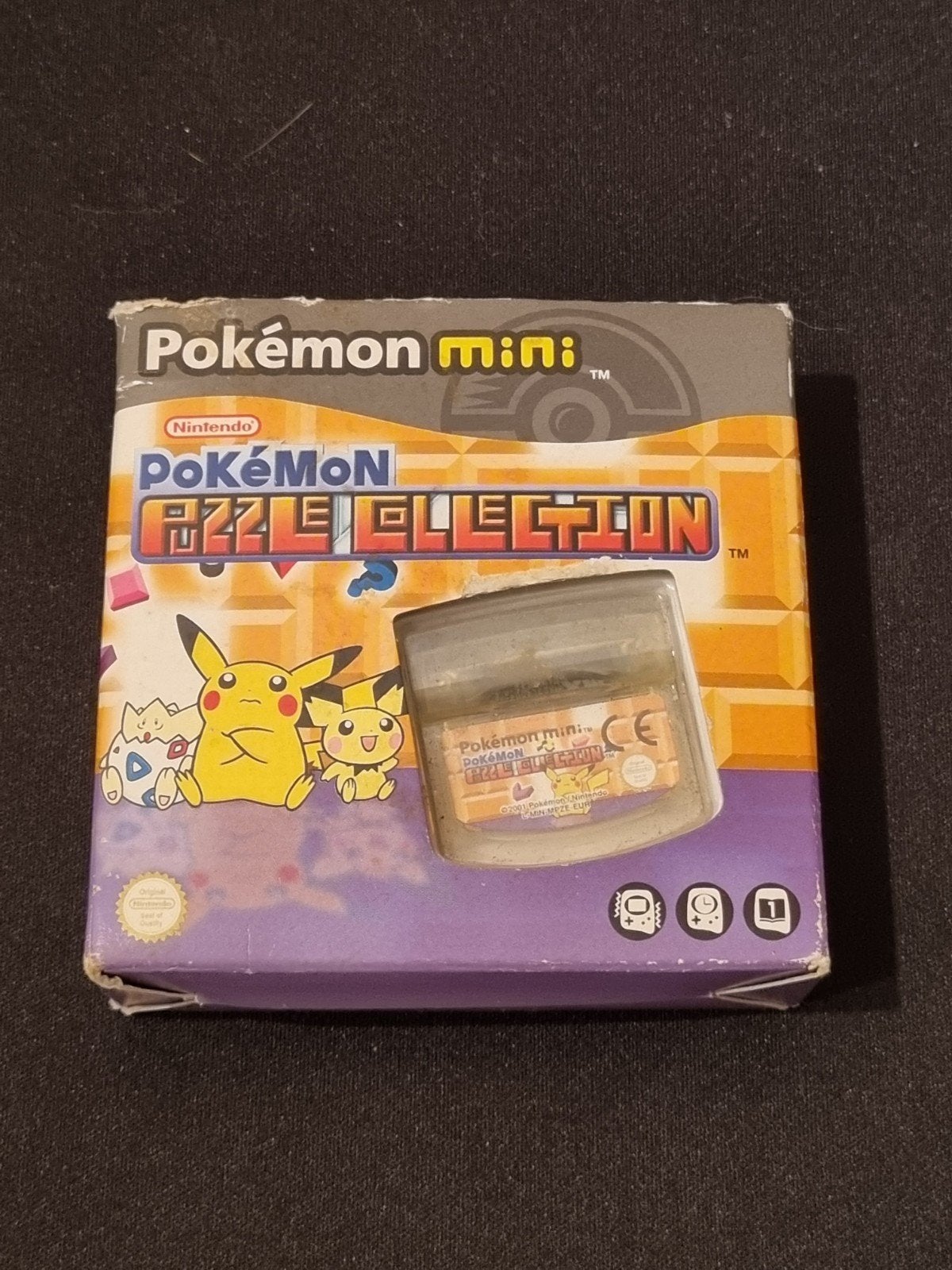 Pokémon Puzzle Collection - Pokémon Mini (Compleet), Ophalen, Puzzel en Educatief, 1 speler, Zo goed als nieuw