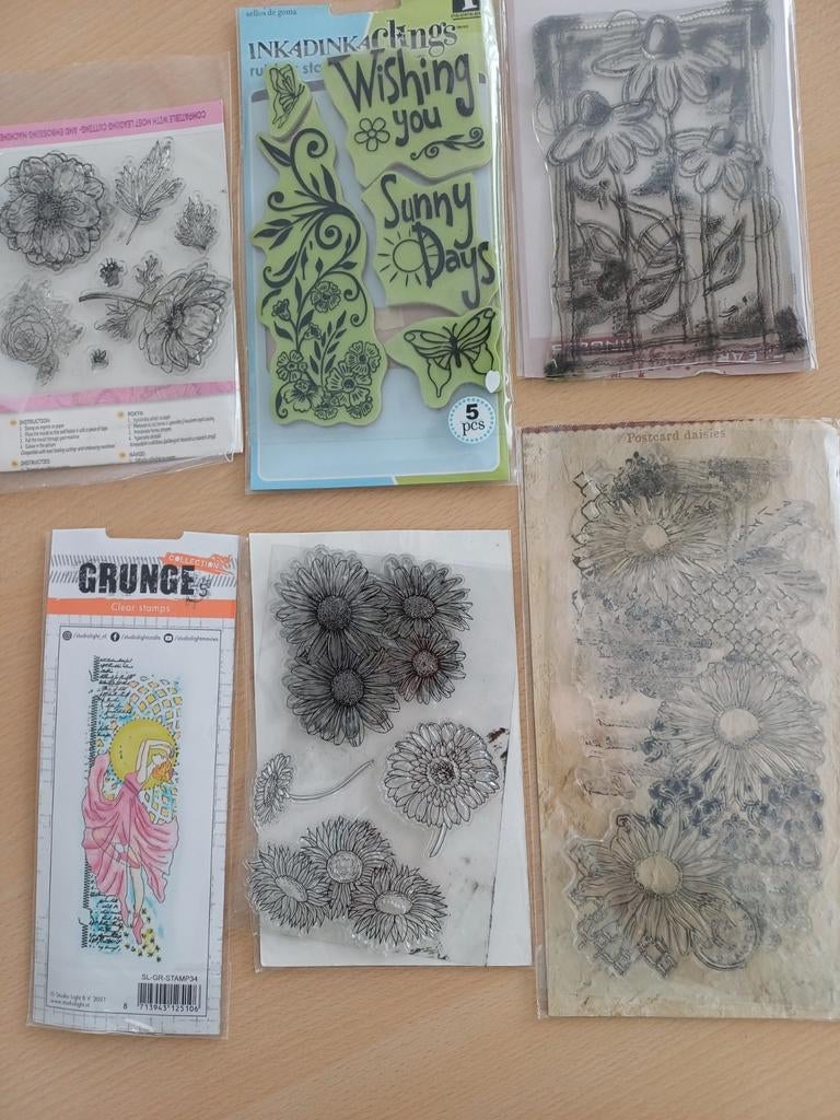 Stempels 10, Hobby en Vrije tijd, Stempelen, Ophalen of Verzenden, Gebruikt, Clearstamp