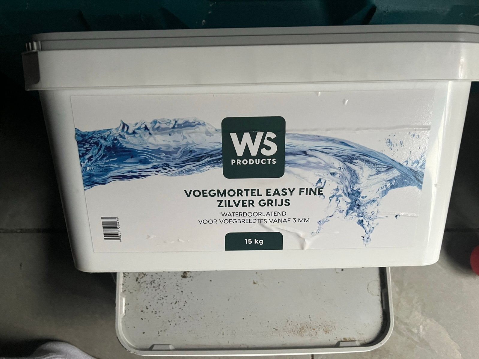Voegmortel Easy Fine Zilver Grijs 2 x 15 kg, Ophalen, Overige typen, Nieuw, Minder dan 20 cm
