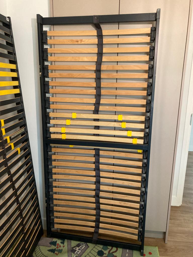 2x Bossflex 400 lattenbodem - 90 x 200cm - verstelbaar, Ophalen, 90 cm, Eenpersoons, Zo goed als nieuw
