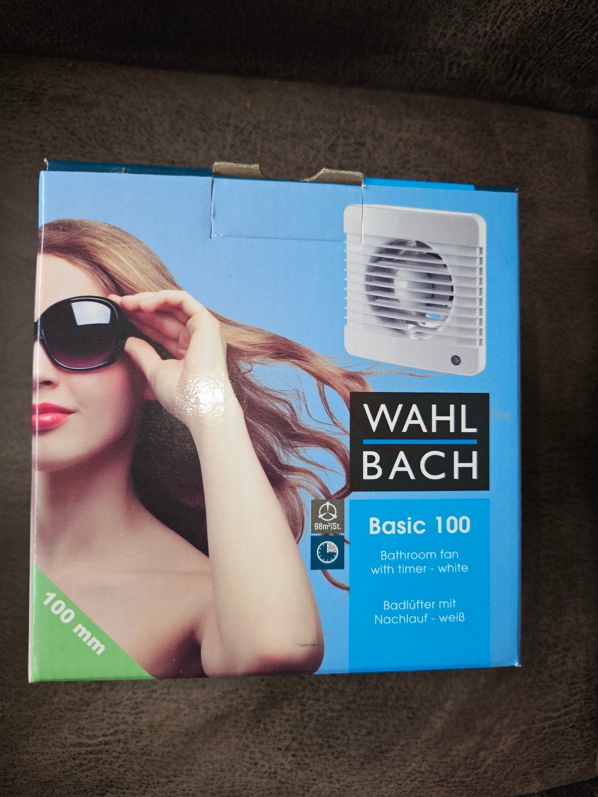Wahl Bach Basic 100 Badkamerventilator met Timer, Ophalen of Verzenden, Zo goed als nieuw, Ventilator
