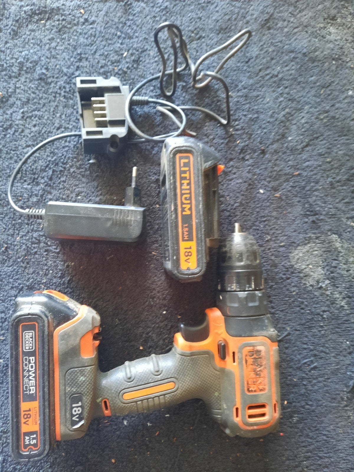 Black+Decker Accuboormachine (klopfunctie defect), Ophalen of Verzenden, Gebruikt, Minder dan 400 watt, Boor- en Schroefmachine
