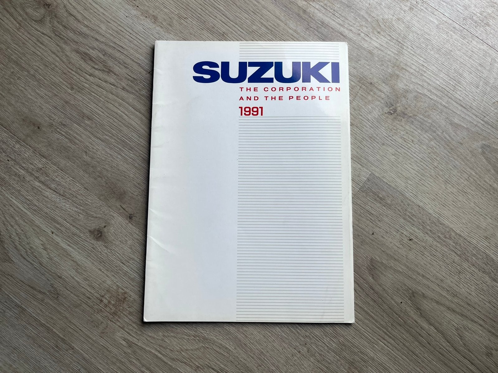 Interessante folder Suzuki corpuration and the people 1991, Ophalen of Verzenden, Suzuki