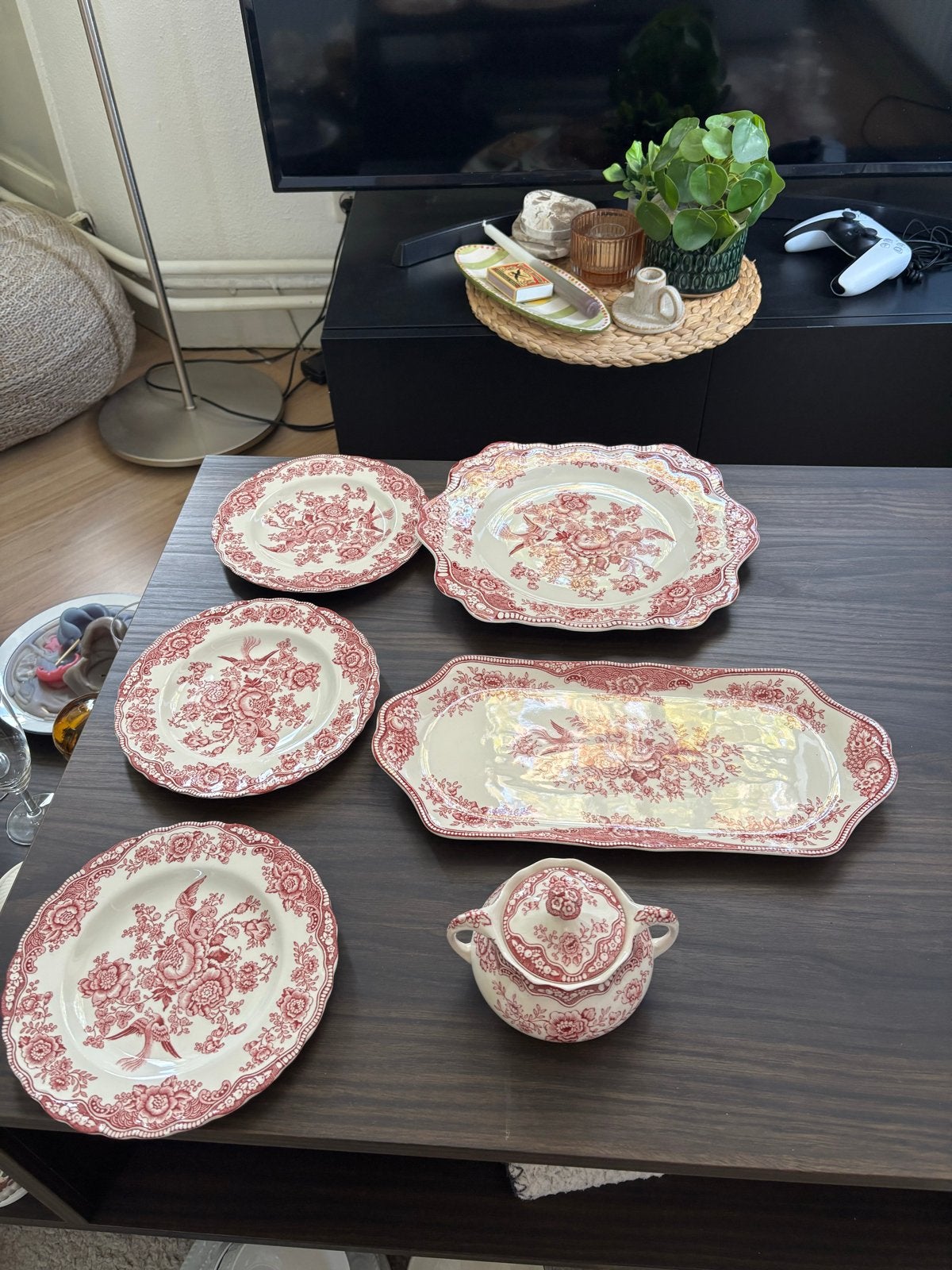 Antiek Crown Ducal Bristol servies – 6-delige serveerset, Antiek en Kunst, Ophalen