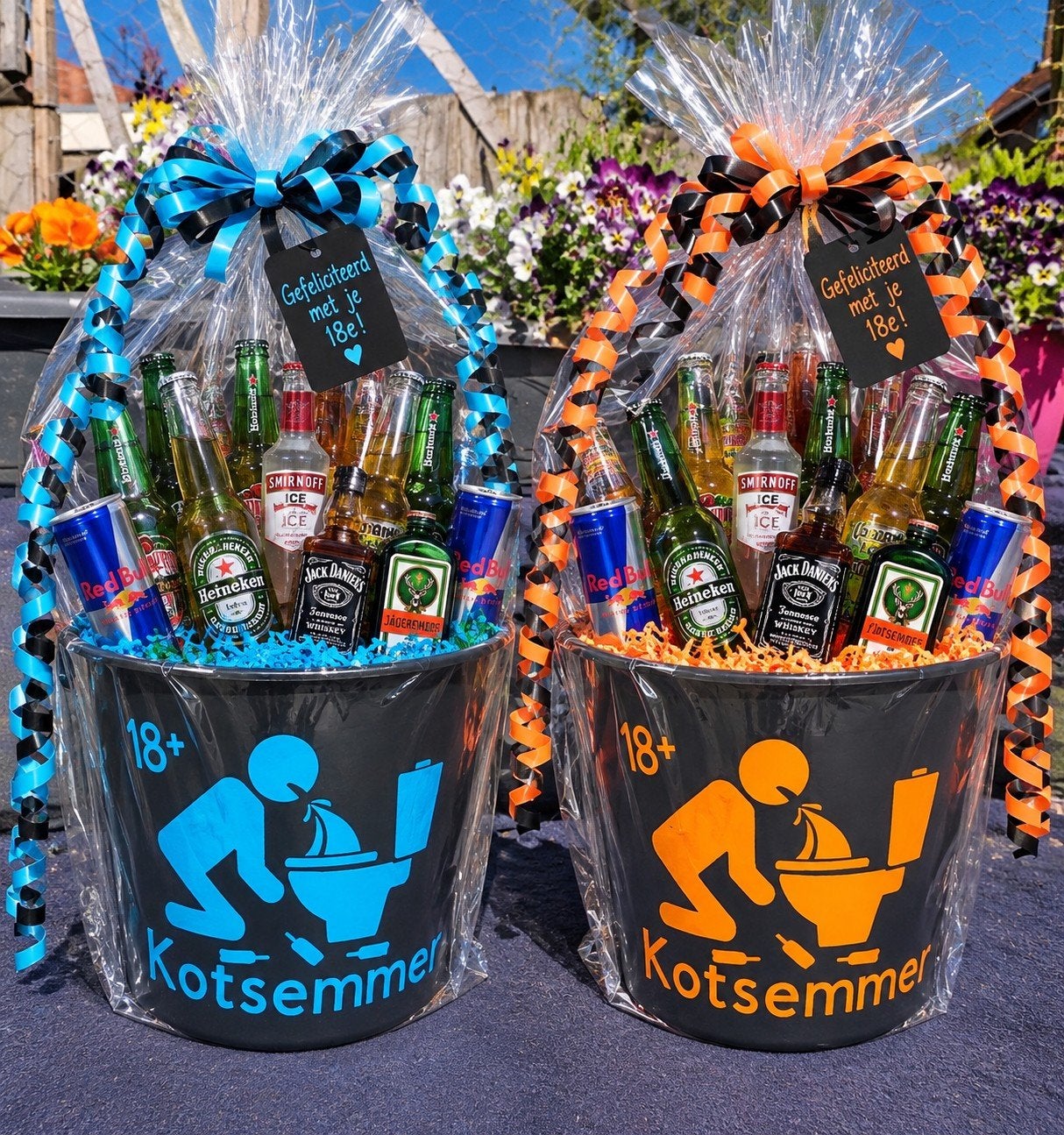 Kots Emmer - Feestelijke Cadeau Emmer voor Volwassenen, Zwart, Overige thema's, Overige typen, Nieuw