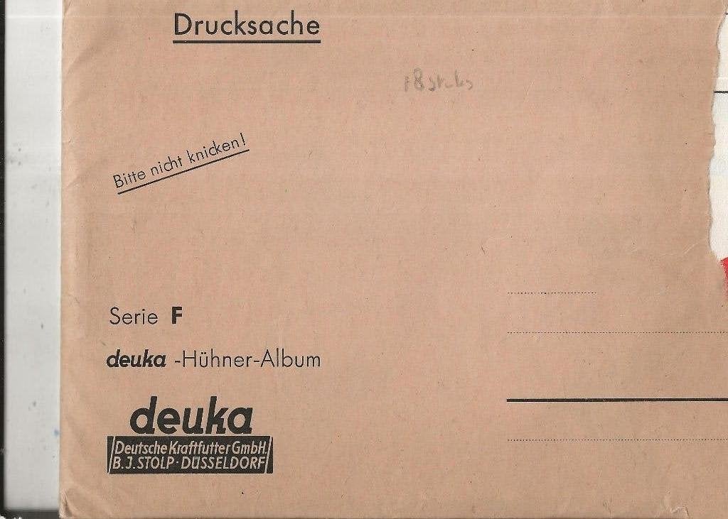 Dusseldorf Deuka F Deuka F 18 stuks 9 nov 1941, Ophalen of Verzenden, 1940 tot 1960, Ongelopen, Overige thema's