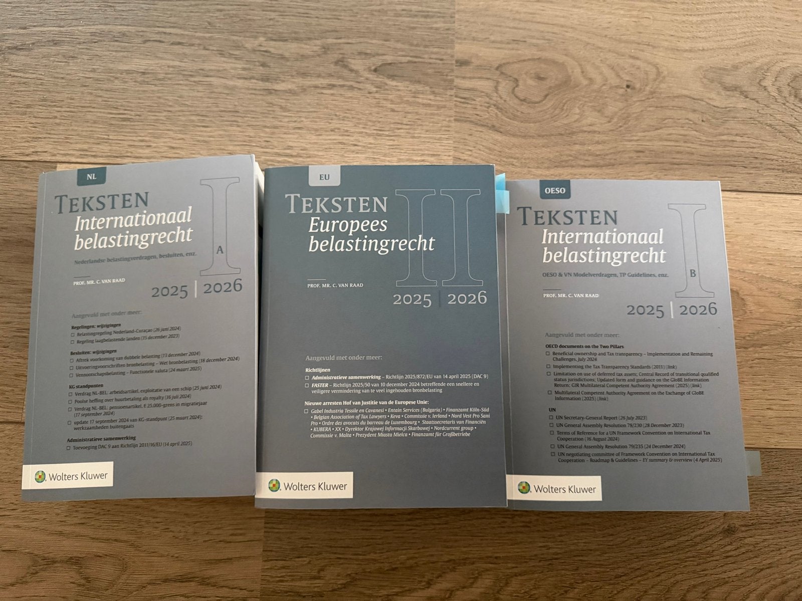 Teksten Internationaal en Europees Belastingrecht 2025/2026, Boeken, Studieboeken en Cursussen, Ophalen of Verzenden, Gamma, Zo goed als nieuw