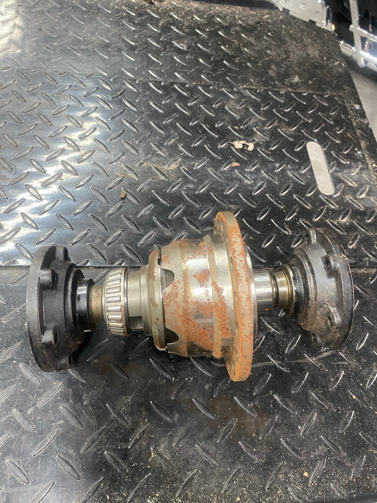 Worm/platen sper Differentieel met flensen vw, Auto-onderdelen, Ophalen of Verzenden, Gebruikt