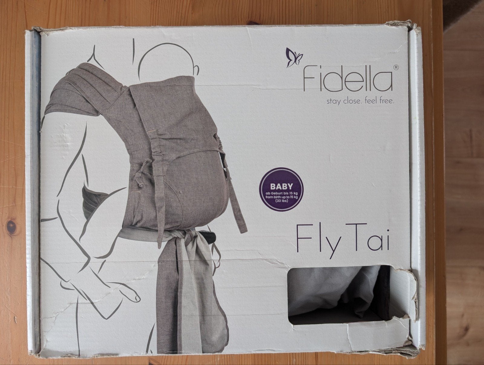 Fidella Fly Tai Draagzak - Zo goed als nieuw, Ophalen