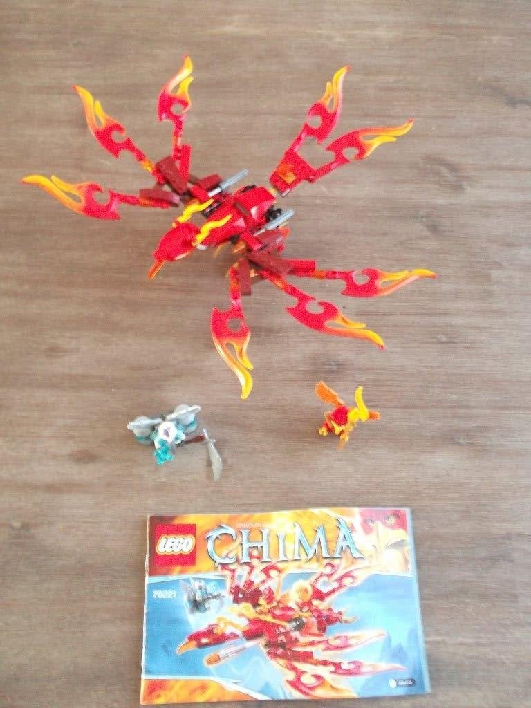 lego legends of chima 70221 flinxs ultimate phoenix (2015), Ophalen of Verzenden, Gebruikt, Complete set, Lego