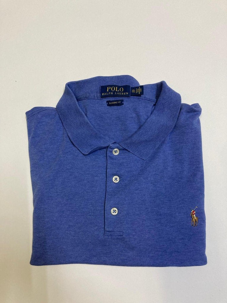 Y2K 2000S Ralph Lauren Polo – XXL - Blue – Colored Pony, Kleding | Heren, Blauw, Ralph Lauren, Overige maten, Ophalen of Verzenden