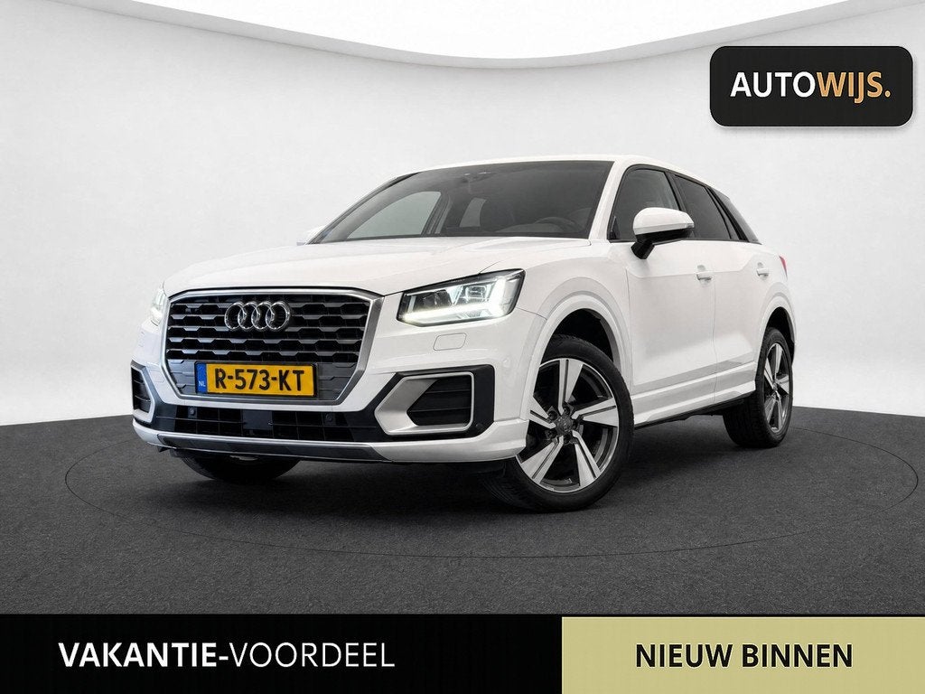 Audi Q2 35 TFSI CoD Sport Edition #2|LED|AUT|Trekhaak|KEYLES, Auto's, Audi, Stof, 4 cilinders, 150 pk, Wit