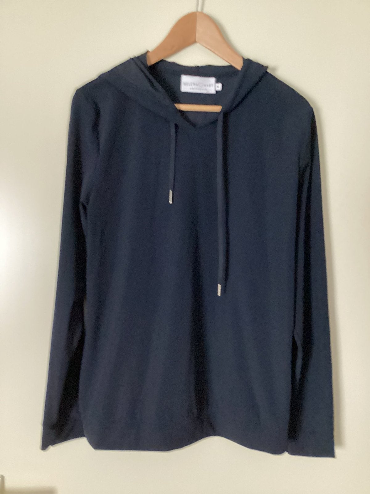 Helena Hart Travelstof Shirt met capuchon  Maat M  Als nieuw, Maat 38/40 (M), Blauw, Ophalen of Verzenden, Zo goed als nieuw