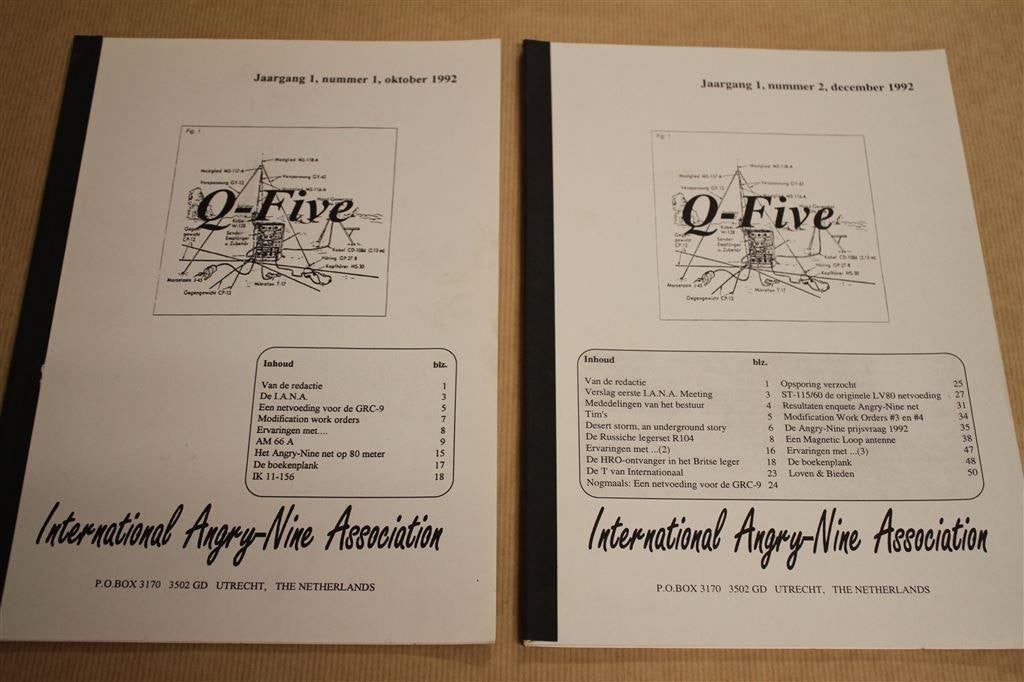 Q Five - 1e jaargang 1992 [Zendamateurs] !!, Boeken, Ophalen of Verzenden, Zo goed als nieuw, Bouwkunde