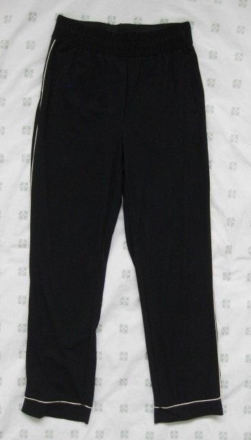 No man's land zwarte broek, met bies, maat 36, Zwart, Ophalen of Verzenden, Zo goed als nieuw, Maat 36 (S)