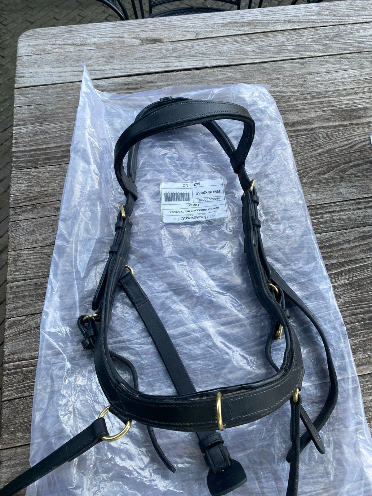 Rambo Micklem 2 maat cob groot, incl. accessoires, Dieren en Toebehoren, Paarden en Pony's | Hoofdstellen en Tuigage, Ophalen of Verzenden