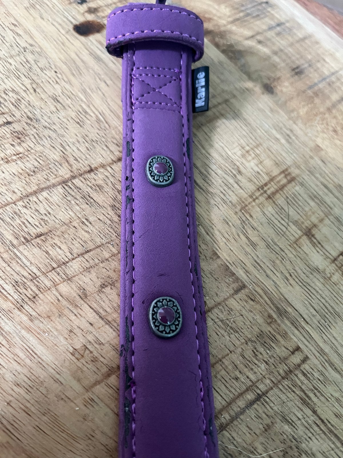 Karlie halsband paars maat L, Ophalen, Nieuw