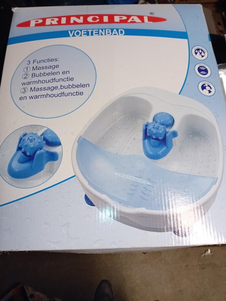 Principal Voetenbad met Massage, Bubbelen en Warmhoudfunctie, Ophalen of Verzenden