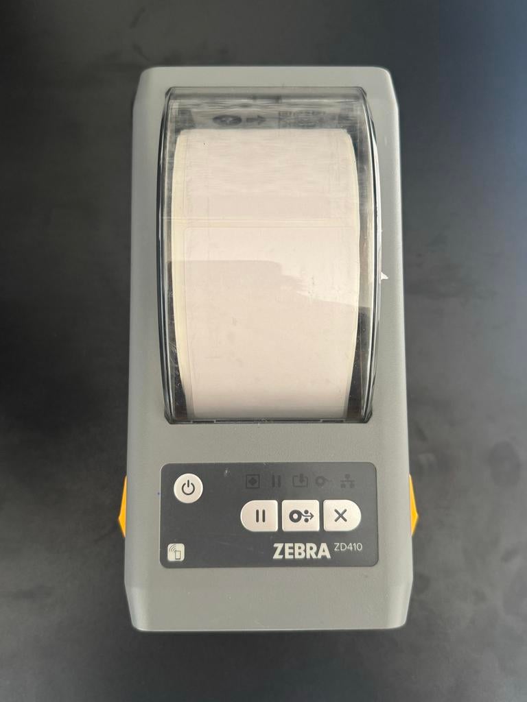 Zebra ZD410 labelprinter met labels, Computers en Software, Labelprinters, Ophalen of Verzenden, Gebruikt, Etiket