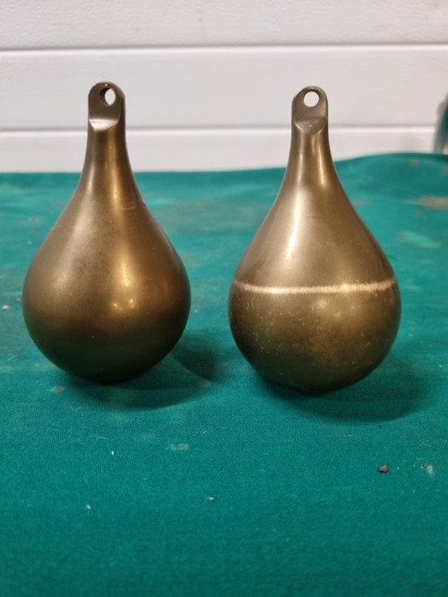 klok gewichten messing druppels, Ophalen of Verzenden, 'T Olde Gre-j, Info@toldegrej.nl, Endepoelstraat 20f Didam