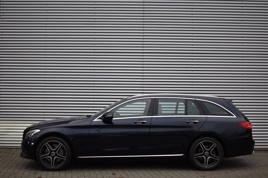Mercedes-benz C-KLASSE 350 E LEASE EDITION / BURMESTER / LUC, Auto's, Mercedes-Benz, Automaat, Blauw, Hybride Elektrisch/Benzine