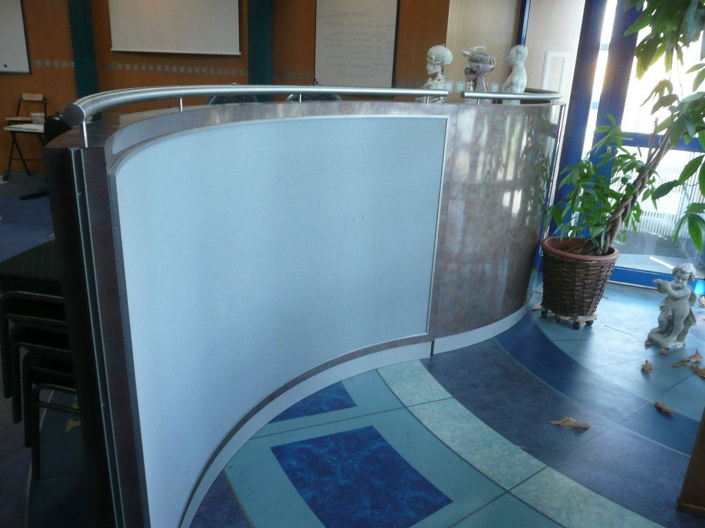 3 roomdividers kwart rond, Ophalen, Gebruikt