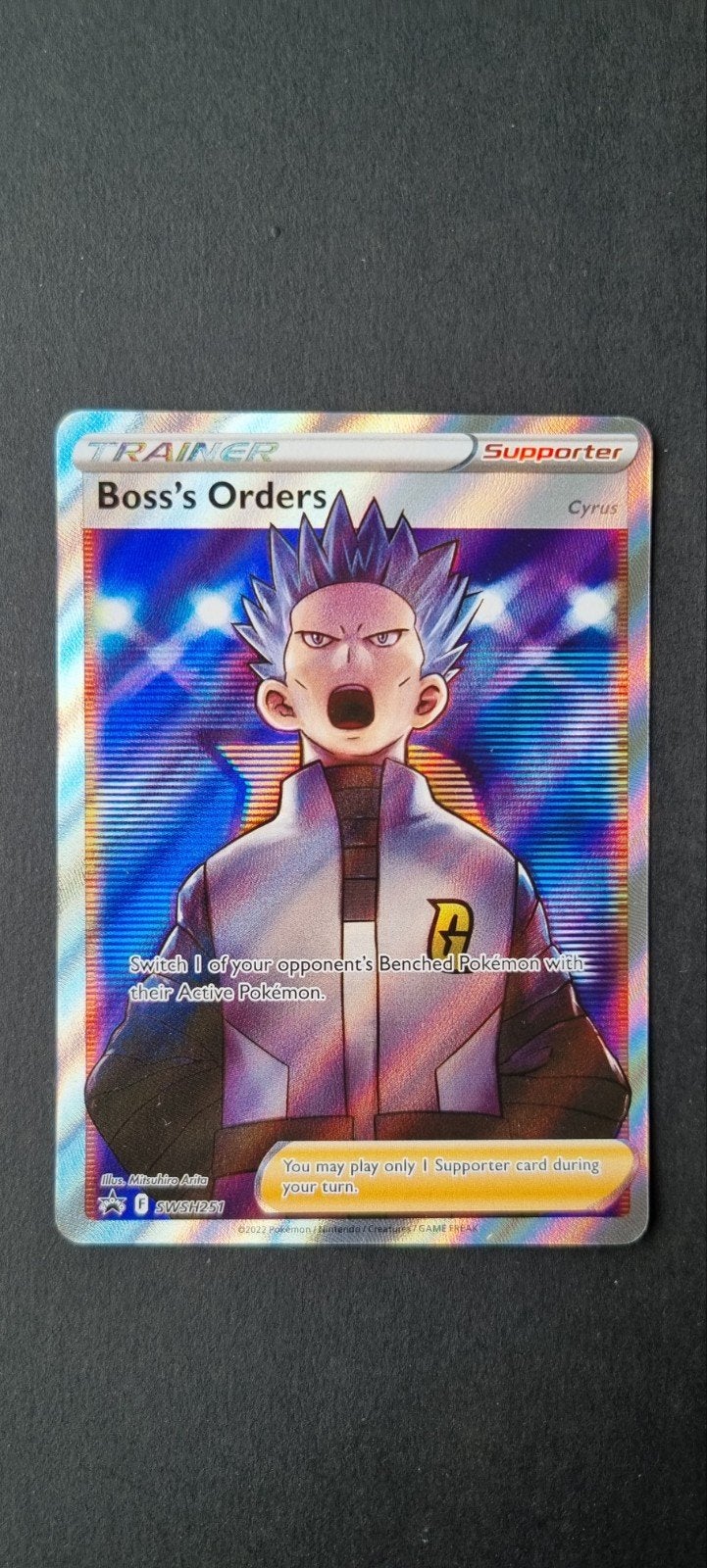 Boss's Orders (Cyrus) SWSH251 Excellent, Ophalen of Verzenden, Gebruikt, Losse kaart