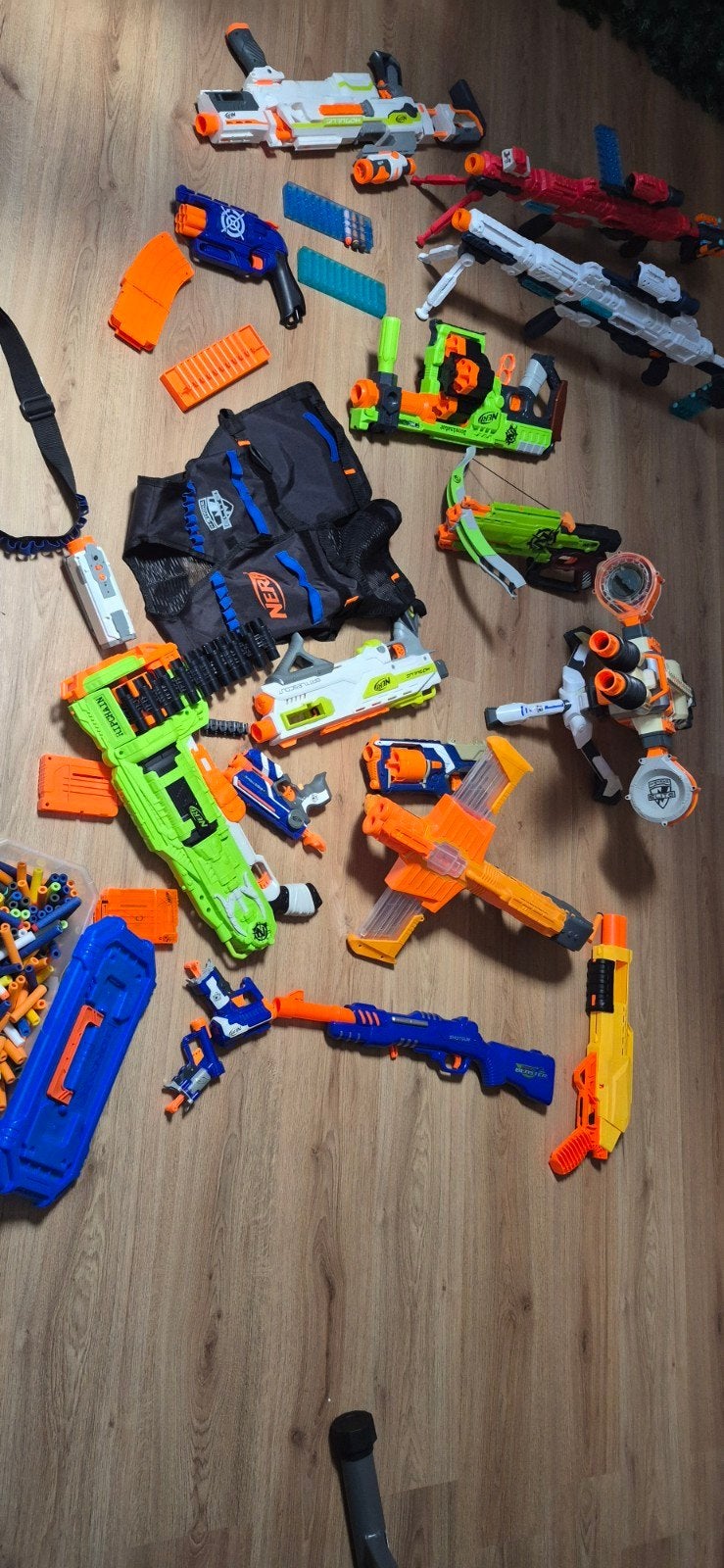 nerf spullen en geweren, Ophalen
