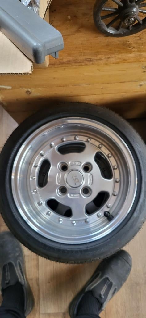 Mooie nette 13 inch RSL velgen 4x100 breedset, Ophalen, Gebruikt, 13 inch, Velg(en)