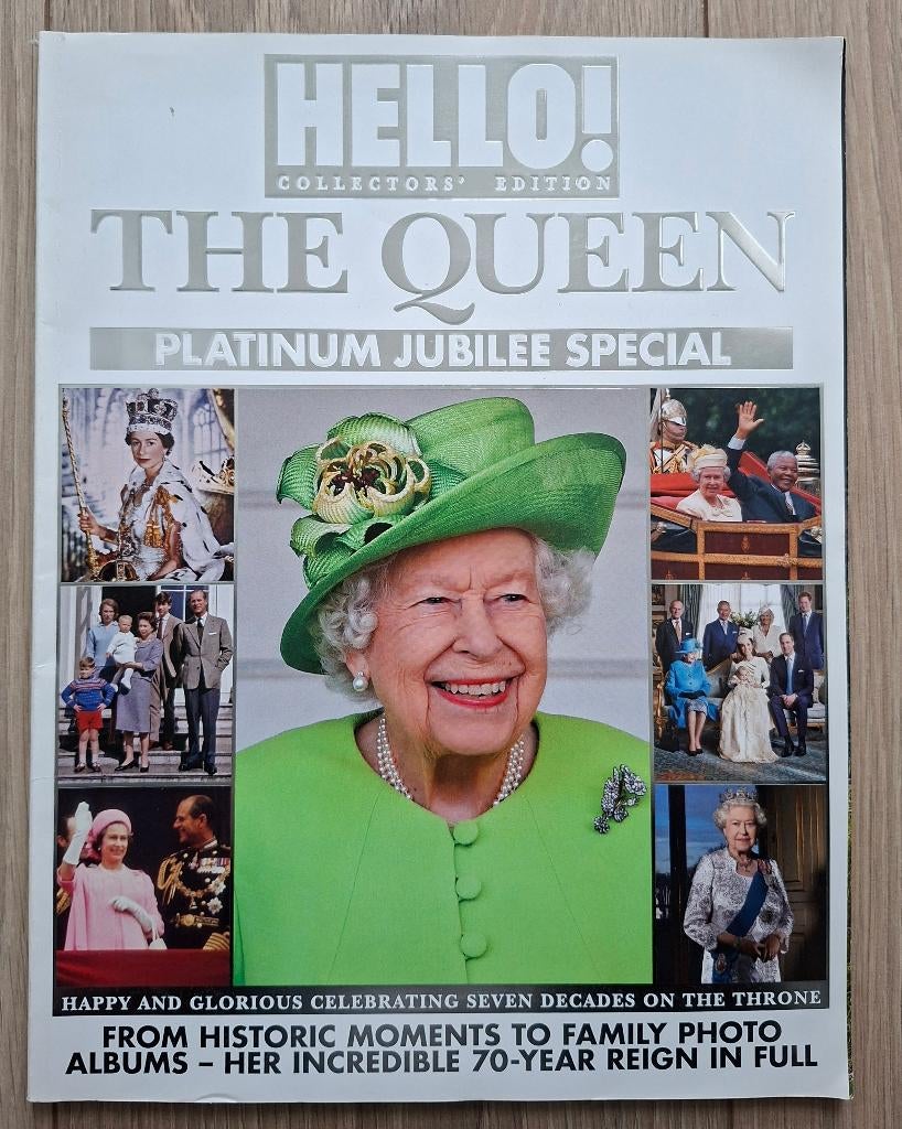 koningin queen Elizabeth royal family hello magazine, Ophalen of Verzenden, Gebruikt, Tijdschrift of Boek