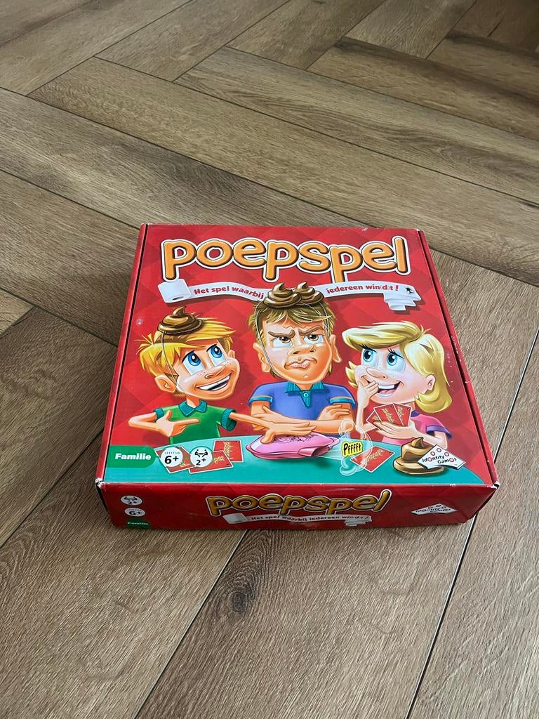 Poepspel - Het spel waarbij iedereen windt!, Een of twee spelers, Ophalen of Verzenden, Gebruikt