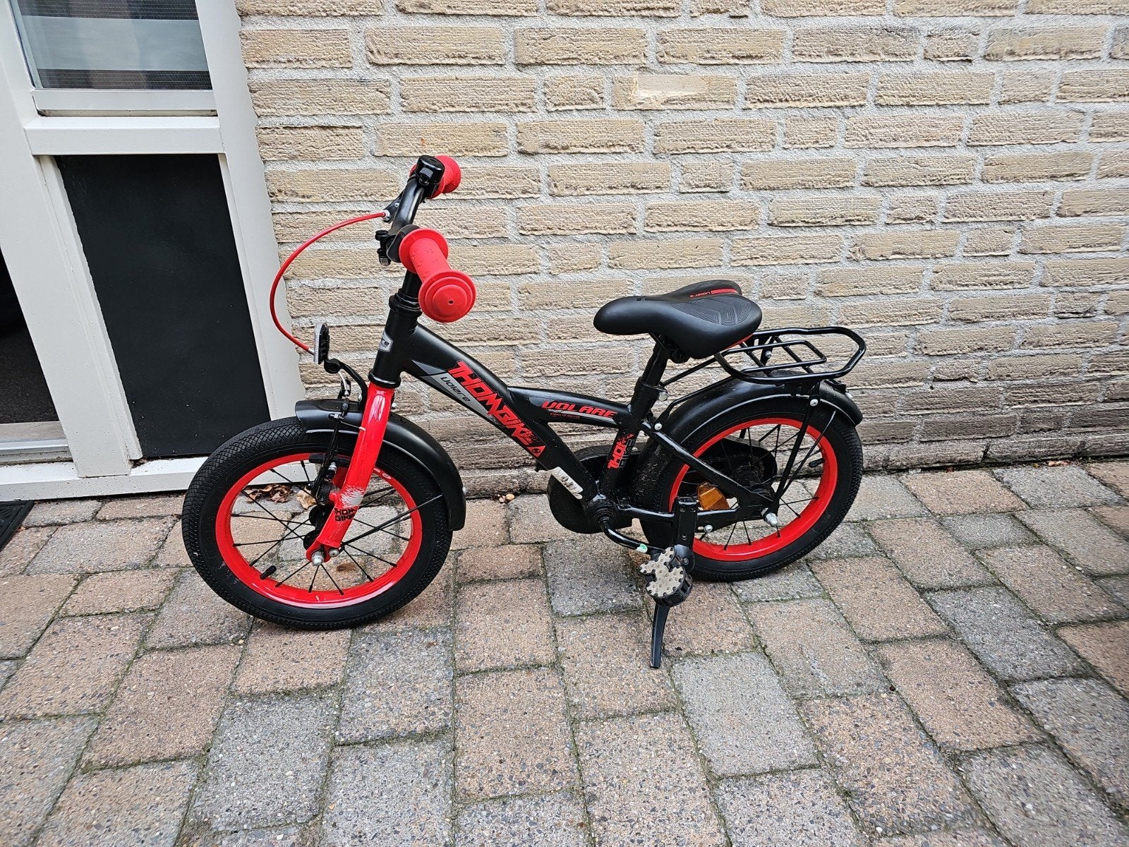 Jongensfiets Volare Thombike 14 inch, Ophalen, Terugtraprem, Zijwieltjes, Gebruikt