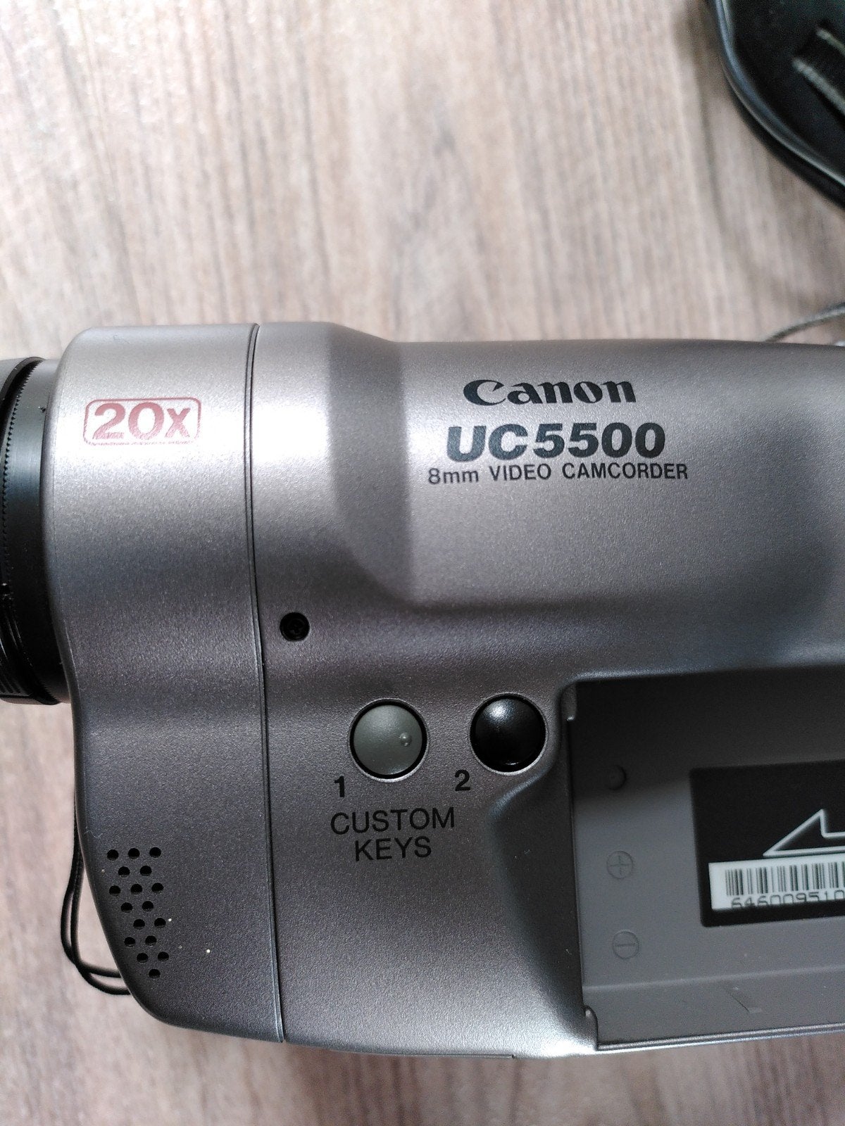 Canon UC5500 8mm Video Camcorder met tas en accessoires, Audio, Tv en Foto, Videocamera's Analoog, Ophalen of Verzenden, 8mm, Camera