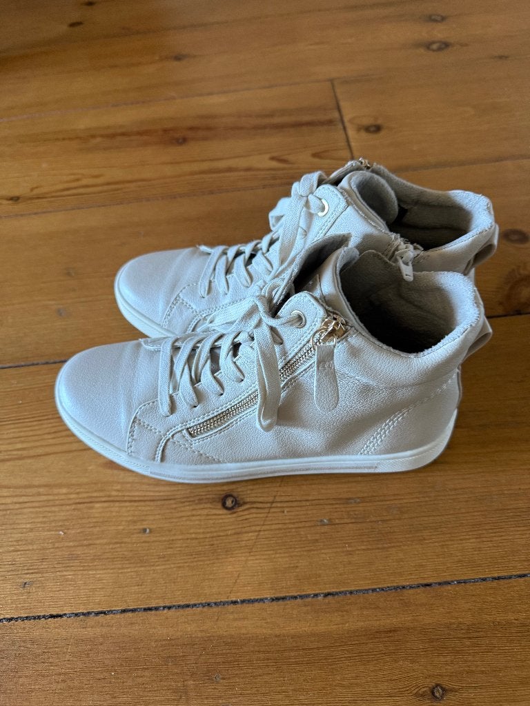 Halfhoge sneakers, Kleding | Dames, Jana, Beige, Ophalen of Verzenden, Sneakers of Gympen