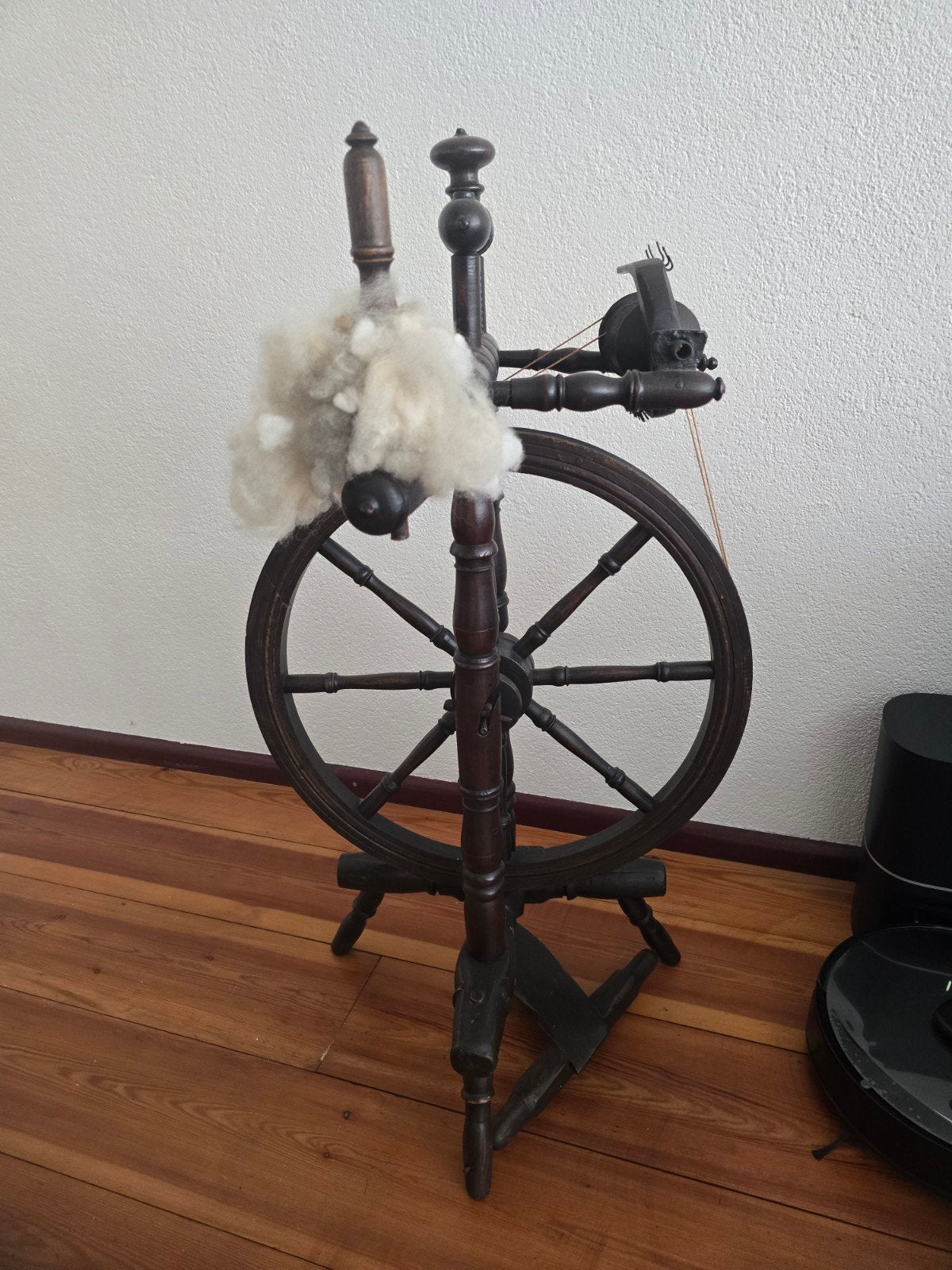 Antiek Spinnewiel - Decoratief en Functioneel, Ophalen of Verzenden, Gebruikt, Spinnewiel