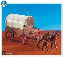 Playmobil_7648 - Western - Huifkar, Complete set, Voertuig, Ophalen of Verzenden, Zo goed als nieuw