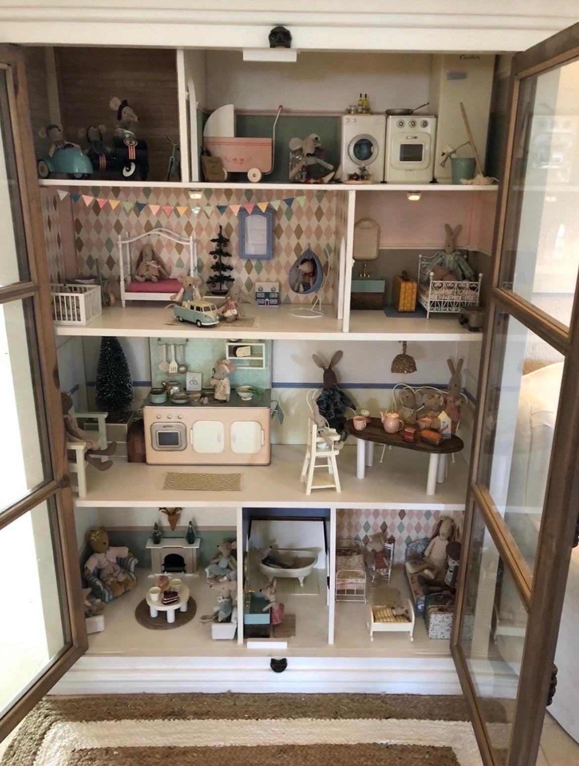Maileg poppenhuis kast, Ophalen, Gebruikt, Poppenhuis