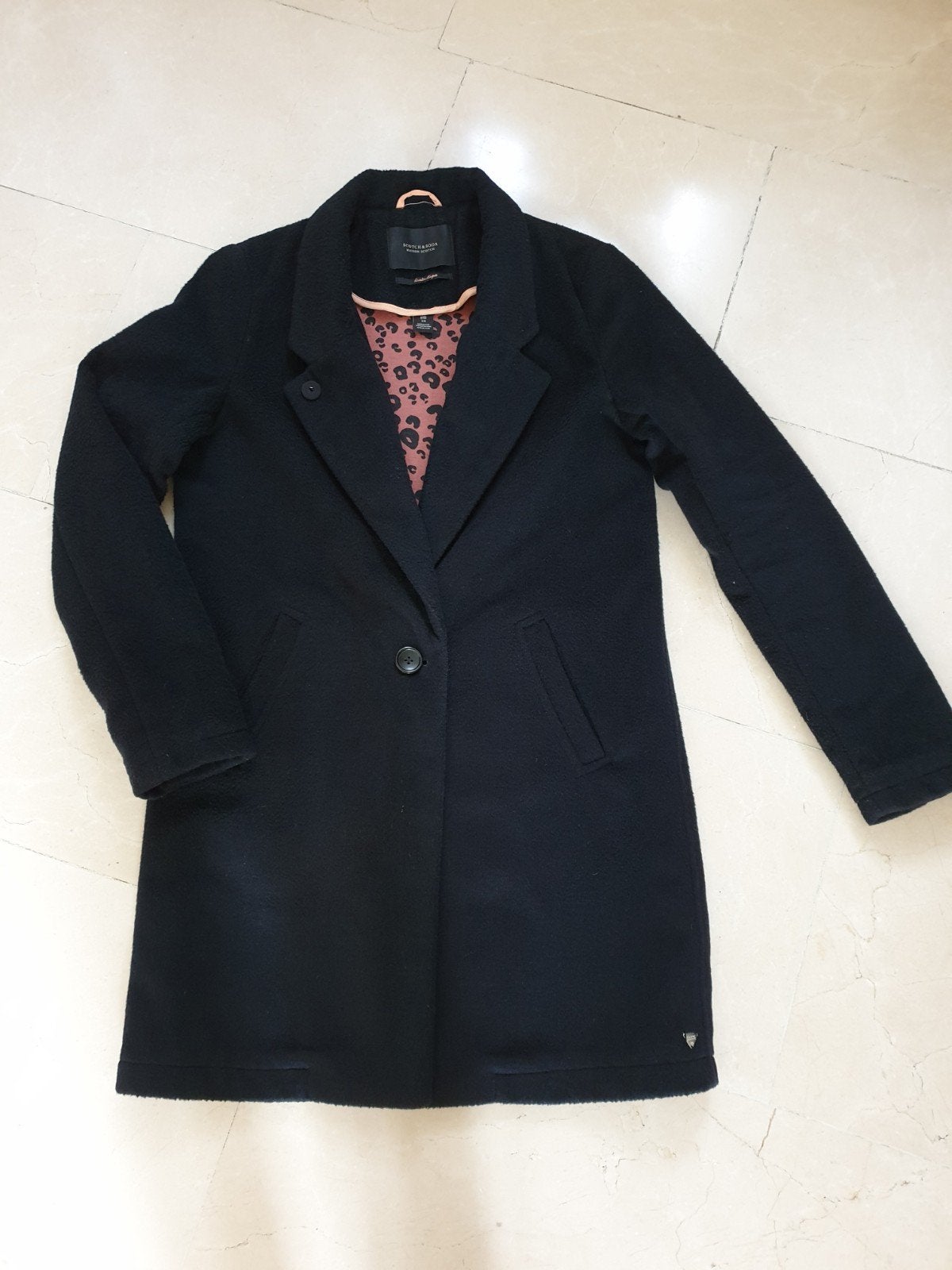 Scotch en Soda jas maat xs, Ophalen of Verzenden, Zo goed als nieuw, Maat 34 (XS) of kleiner, Blauw