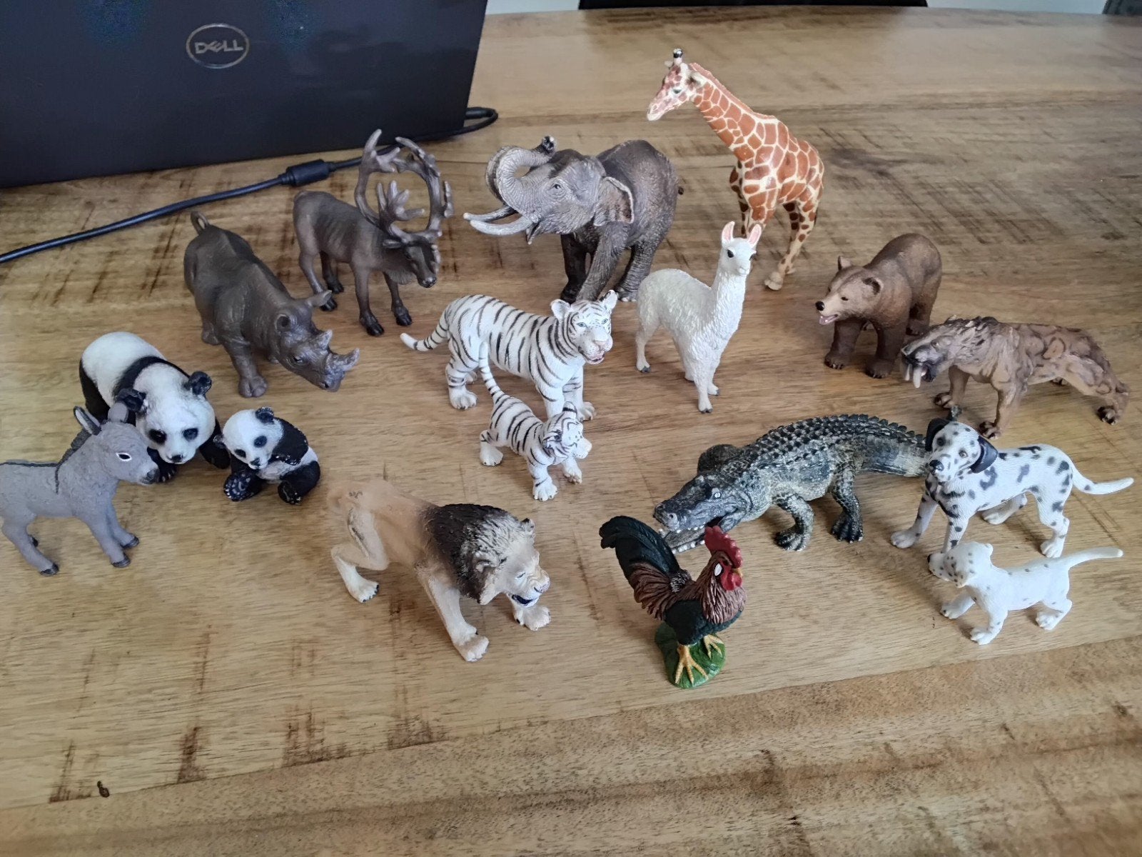 Schleich dierenverzameling, diverse dieren, 17stuks., Ophalen of Verzenden, Zo goed als nieuw, Paard, Beeldje of Figuurtje